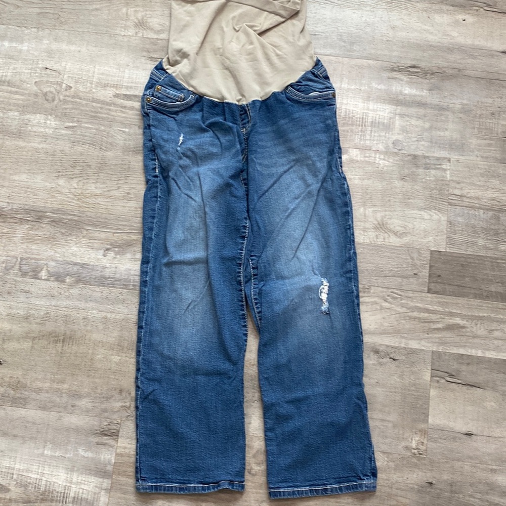 Indigo Blue Maternity Jeans size Large